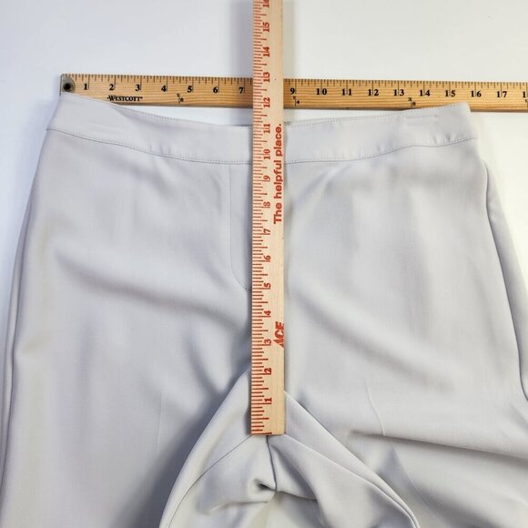 ST. JOHN Light Grey Gray Dress Pants Size 8 Business - Picture 12 of 13